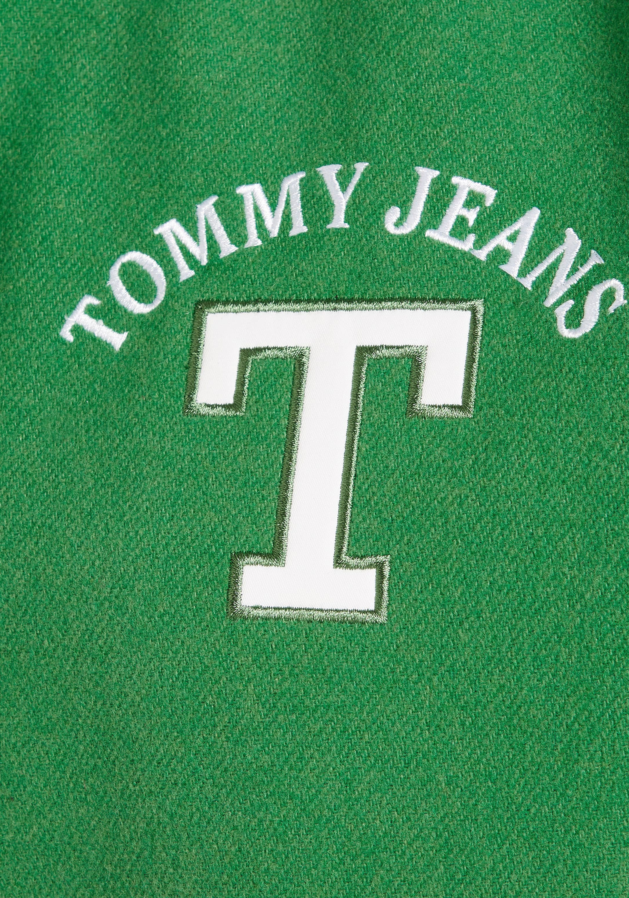 Tommy Jeans Steppweste Mit OFF SLEEVE Jackenaufhänger am »TJW online Krageninneren LETTERMAN«, ZIP
