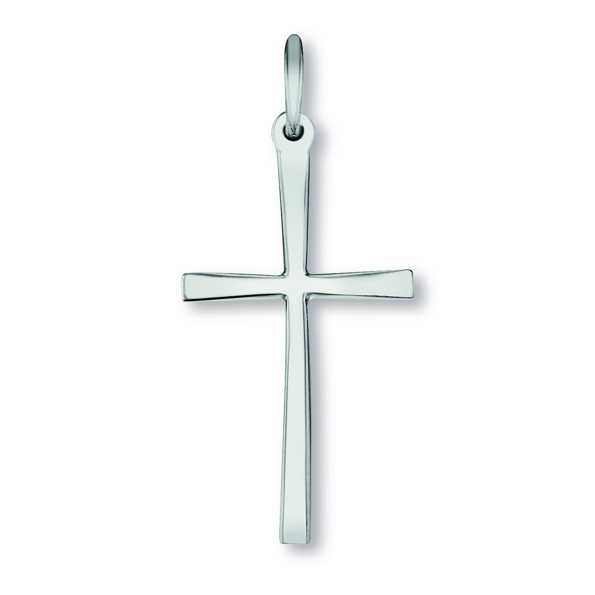 ONE ELEMENT Kette mit Anhänger Kreuz Anhänger aus 925 Silber Schmuckset - Set mit verstellbarer Halskette