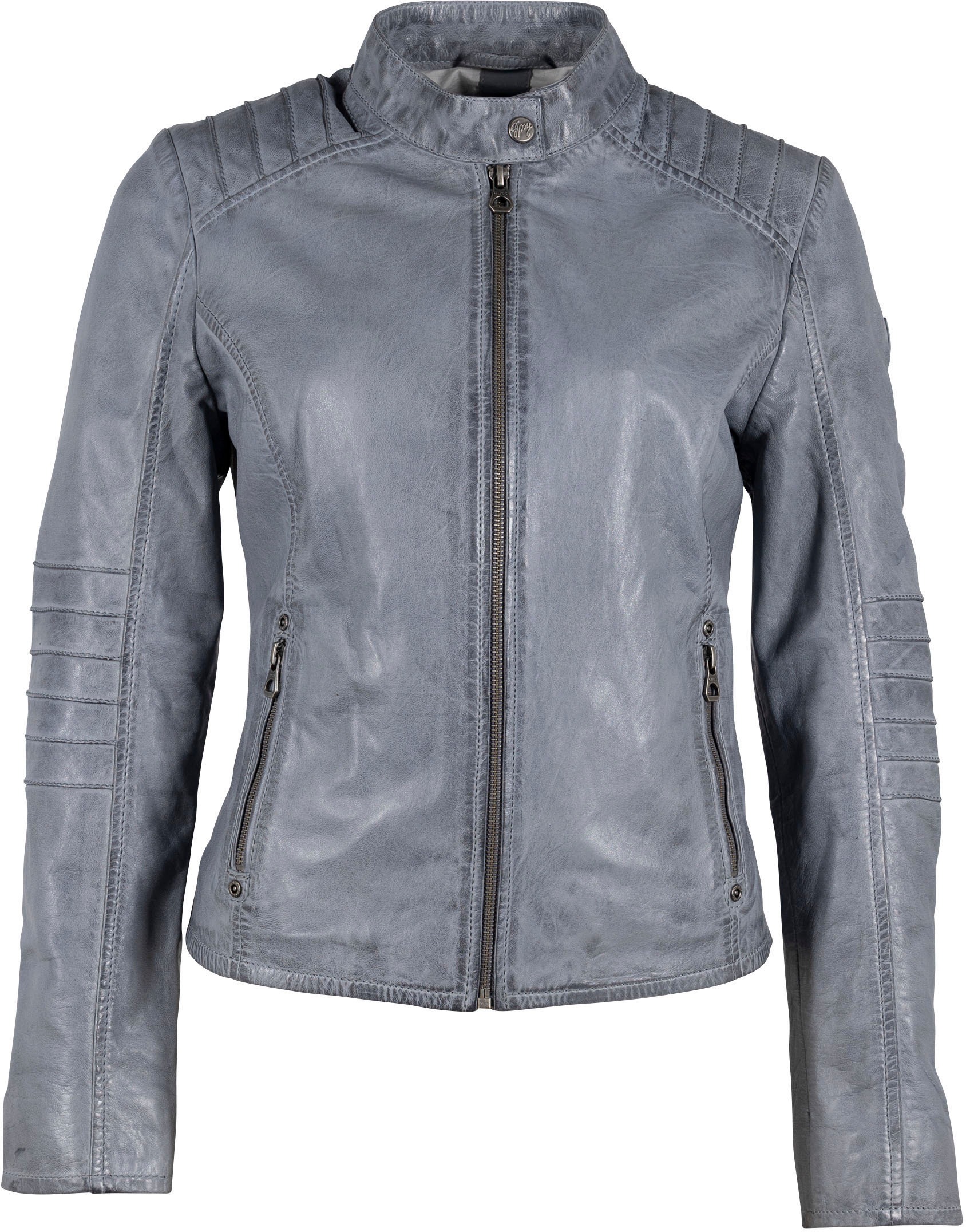 gipsy -  Lederjacke "GWJunifer LASV", Mit aufwendigen Steppungen