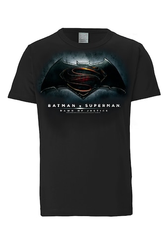 LOGOSHIRT T-Shirt »Batman v Superman - Justice«, mit großem Superhelden-Print kaufen