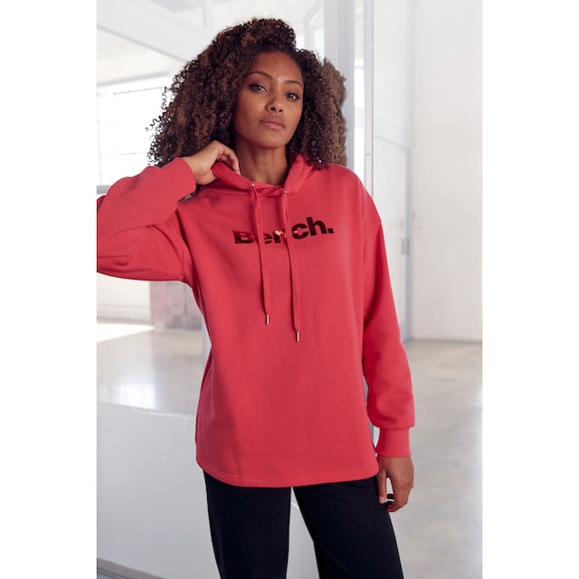Bench. Loungewear Hoodie »-Kapuzensweatshirt«, mit glänzendem Logodruck,  Loungewear, Loungeanzug shoppen