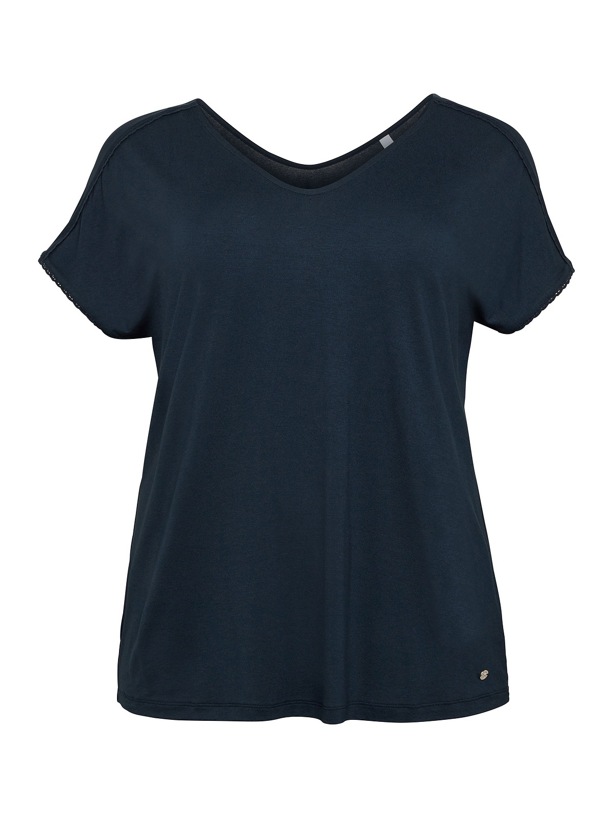 Sheego T-Shirt »Große Größen«, mit Schulternaht an Spitze Ärmeln und kaufen