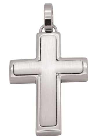 Firetti Kettenanhänger »Kreuz mit Einlage, Glanz, massiv«, Made in Germany kaufen