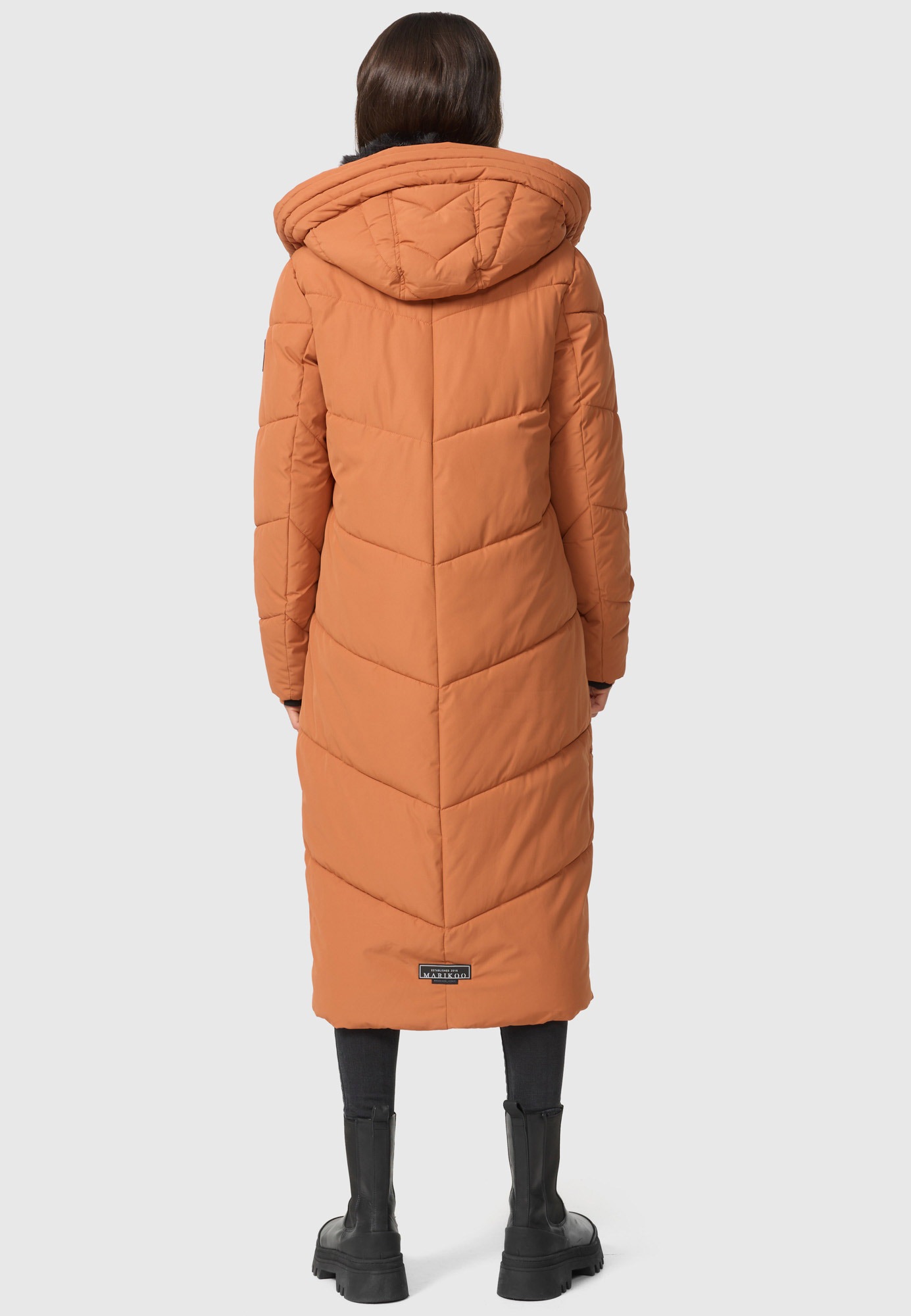 Marikoo Winterjacke »Nadaree XVI«, Stepp Mantel mit großer Kapuze online  kaufen | I\'m walking | Steppwesten