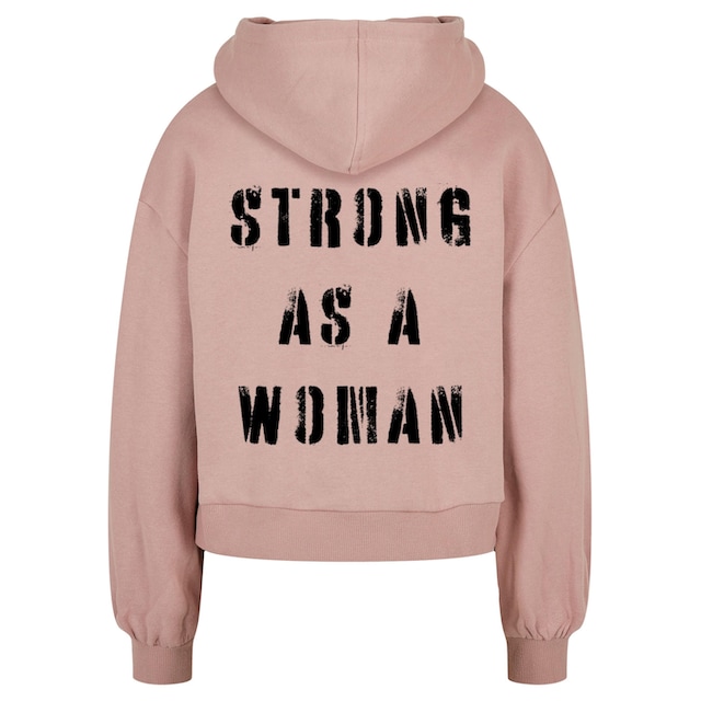 Merchcode Kapuzenpullover »Damen Ladies WD - Strong As A Woman Organic  Oversized Hoody«, (1 tlg.) online kaufen | I'm walking