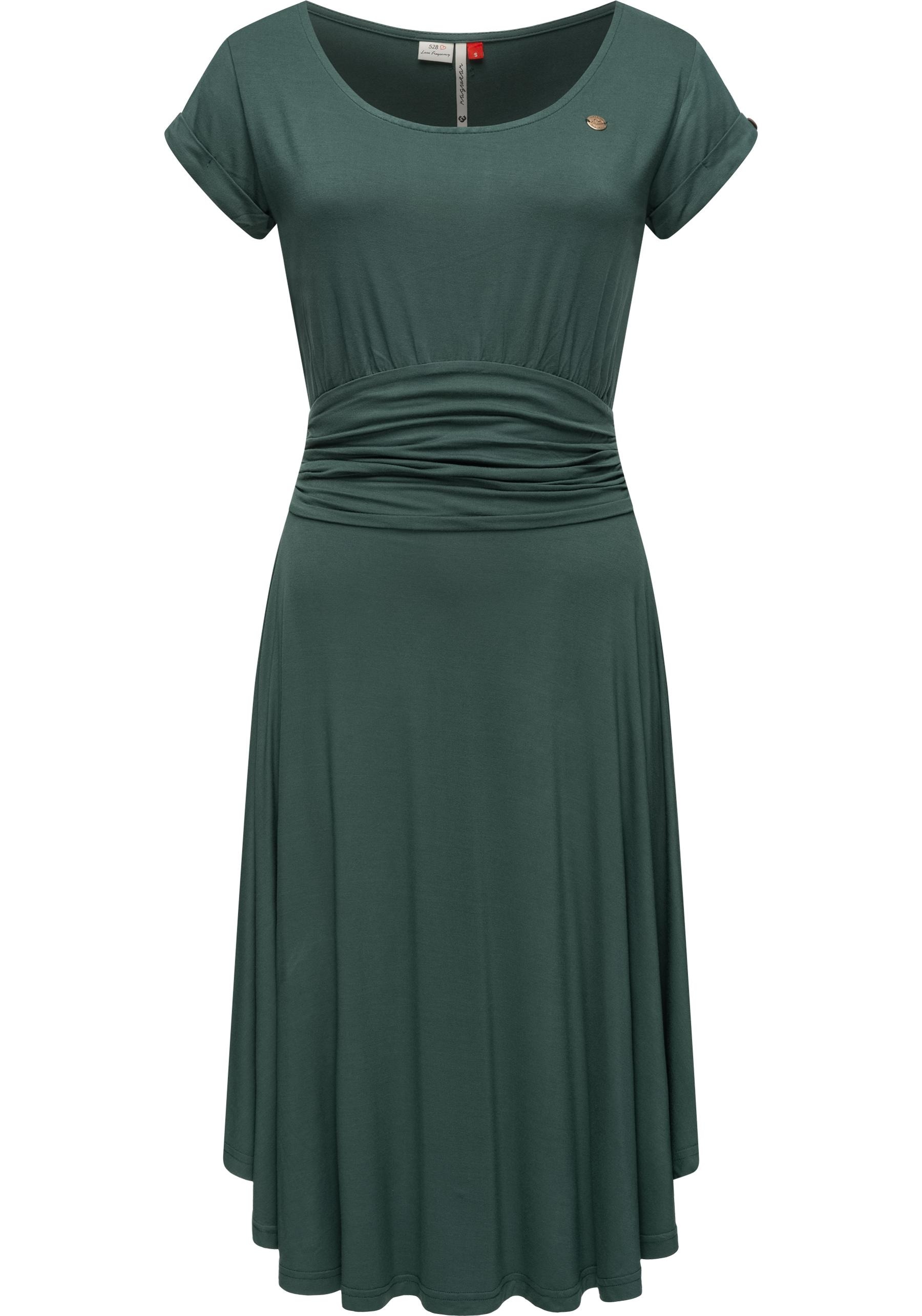 Ragwear Sommerkleid »Ivone in I\'m walking Solid«, Jersey-Kleid online melierter Optik | leichtes