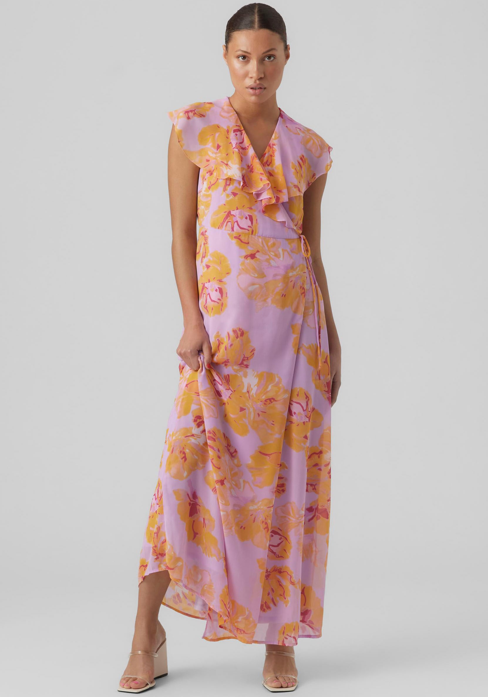 Vero Moda Maxikleid VMHOPE DINO SL LONG DRESS WVN CE