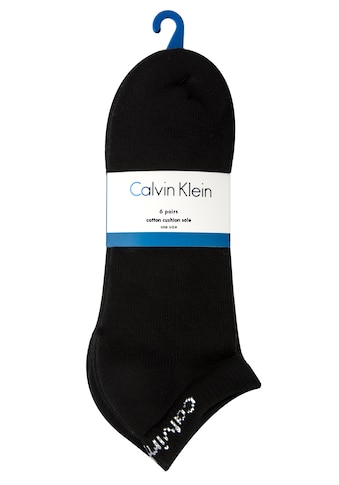 Calvin Klein Sneakersocken, (6 Paar), mit kleinem Logo am Bund kaufen