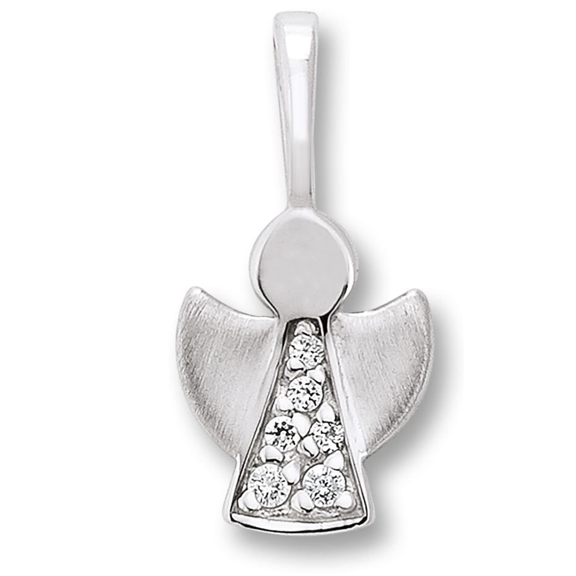 ELEMENT I\'m walking Engel Kettenanhänger Damen Silber«, »Zirkonia aus Anhänger 925 Silber Schmuck online Engel | ONE kaufen