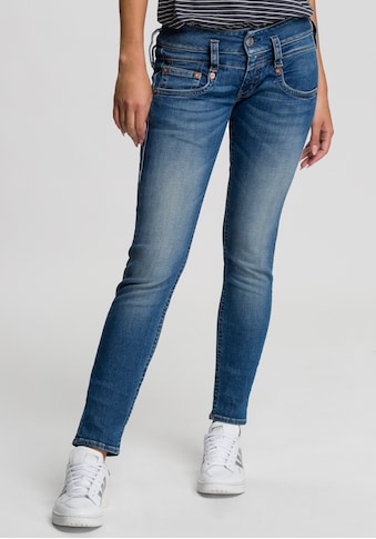 Herrlicher Slim-fit-Jeans »PITCH SLIM ORGANIC«, Vintage-Style mit Abriebeffekten kaufen