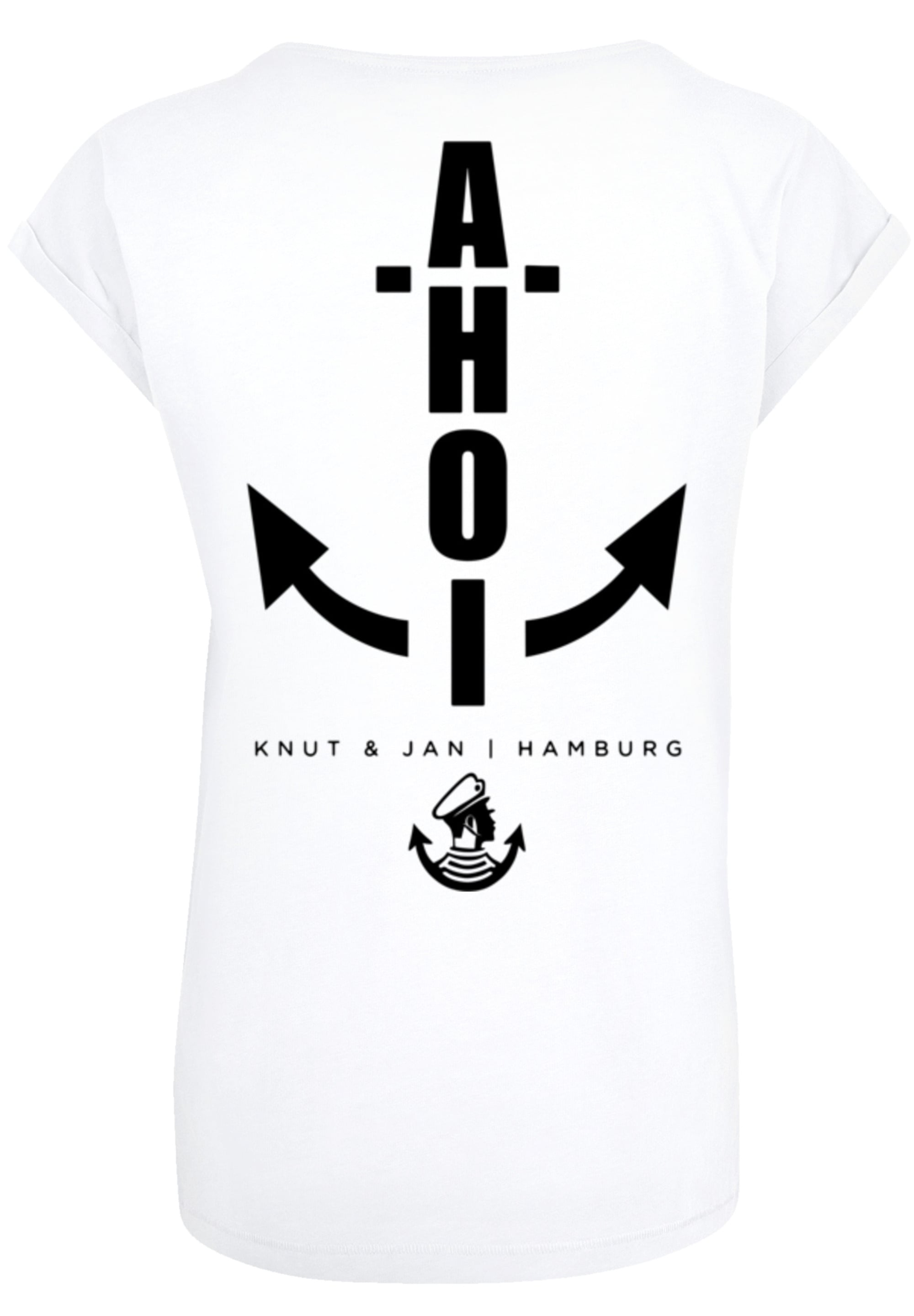 Hamburg«, T-Shirt Knut F4NT4STIC | »PLUS Ahoi & Jan Anker SIZE walking I\'m Print bestellen