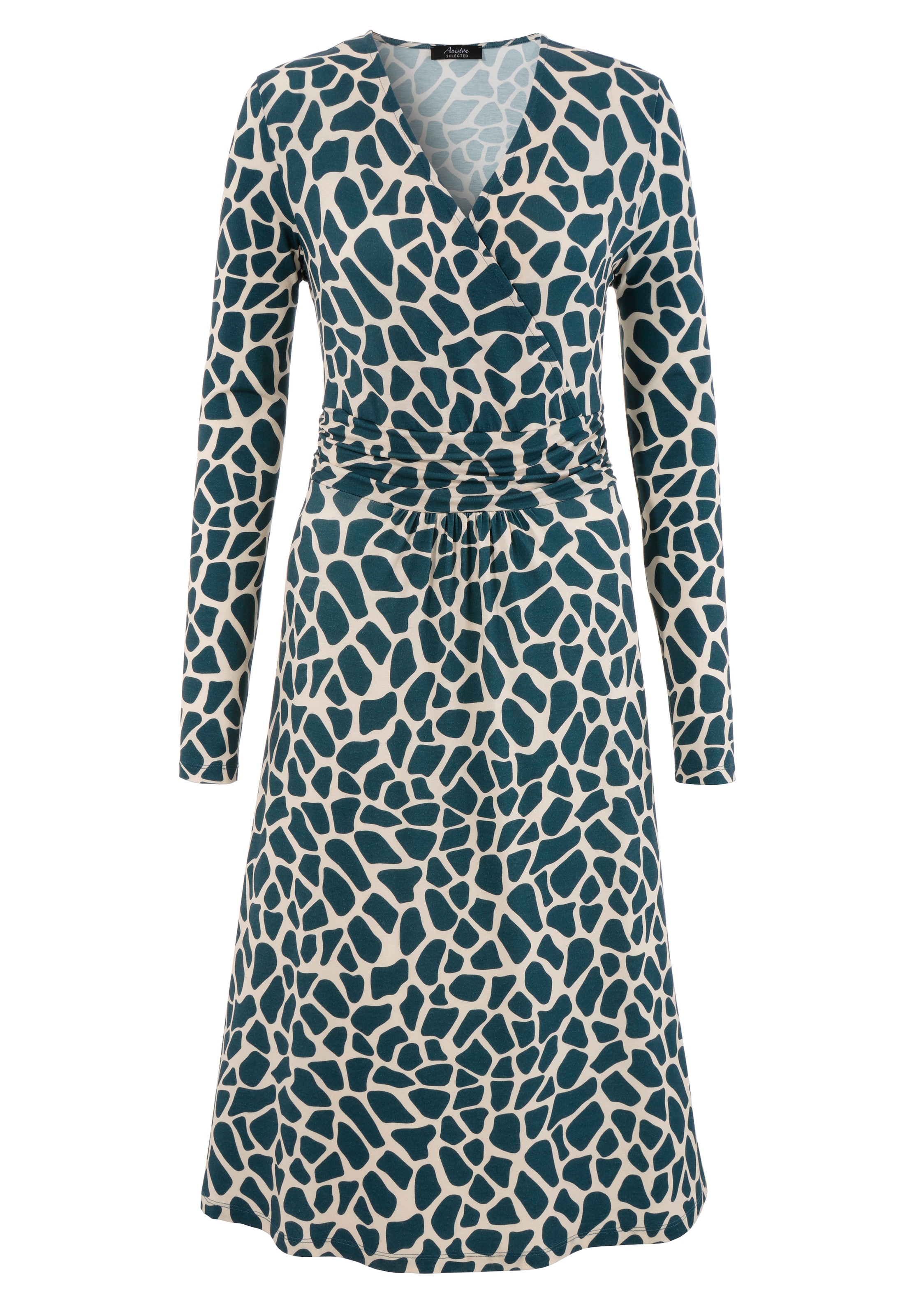 Jerseykleid, kaufen Aniston farbigem animal-print SELECTED mit
