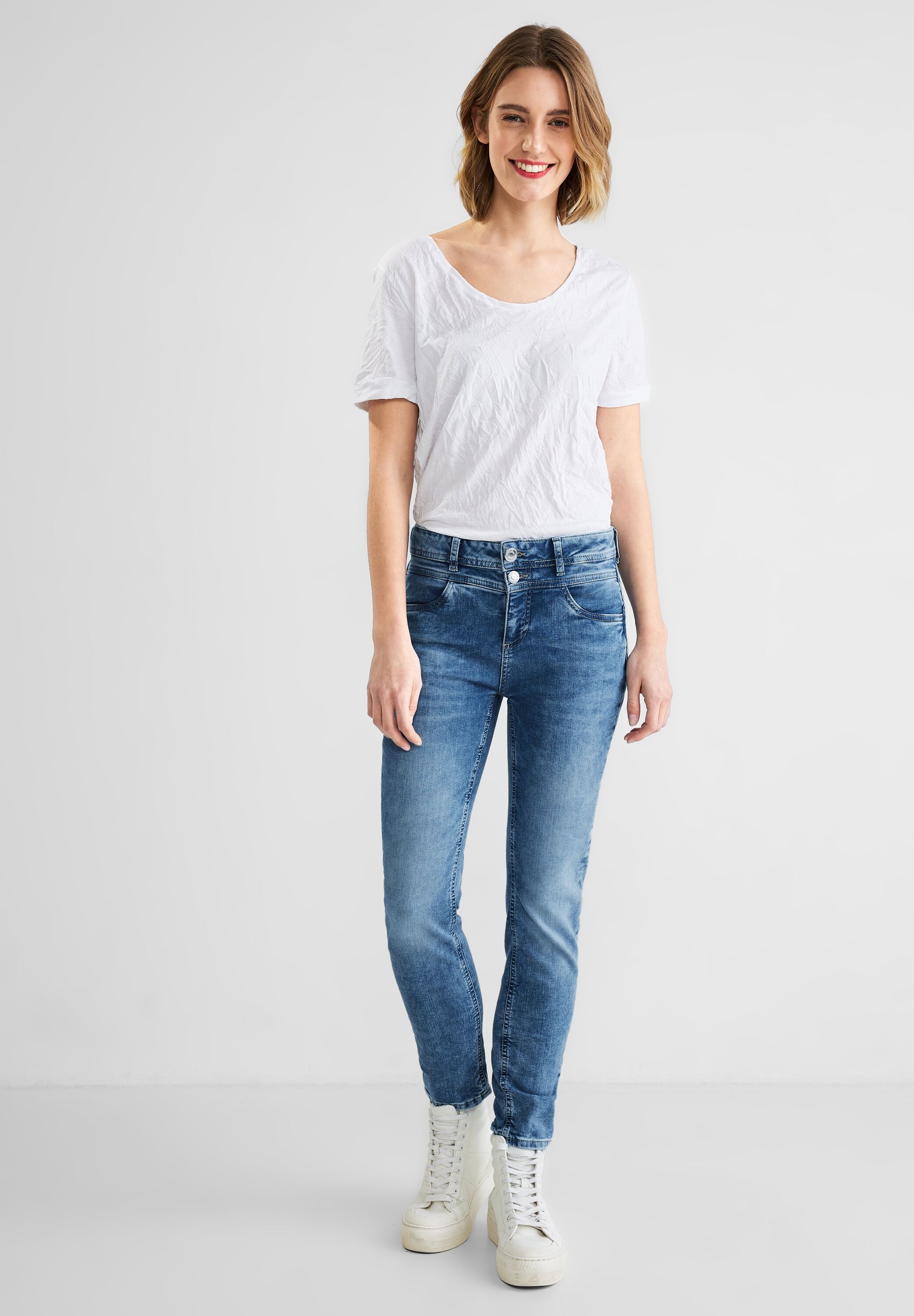 STREET ONE Slim-fit-Jeans, 4-Pocket Style kaufen