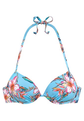 LASCANA Push-Up-Bikini-Top »Malia«, mit tropischem Print kaufen