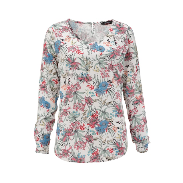 Aniston CASUAL Schlupfbluse, mit farbenfrohem Blumendruck kaufen | I\'m  walking