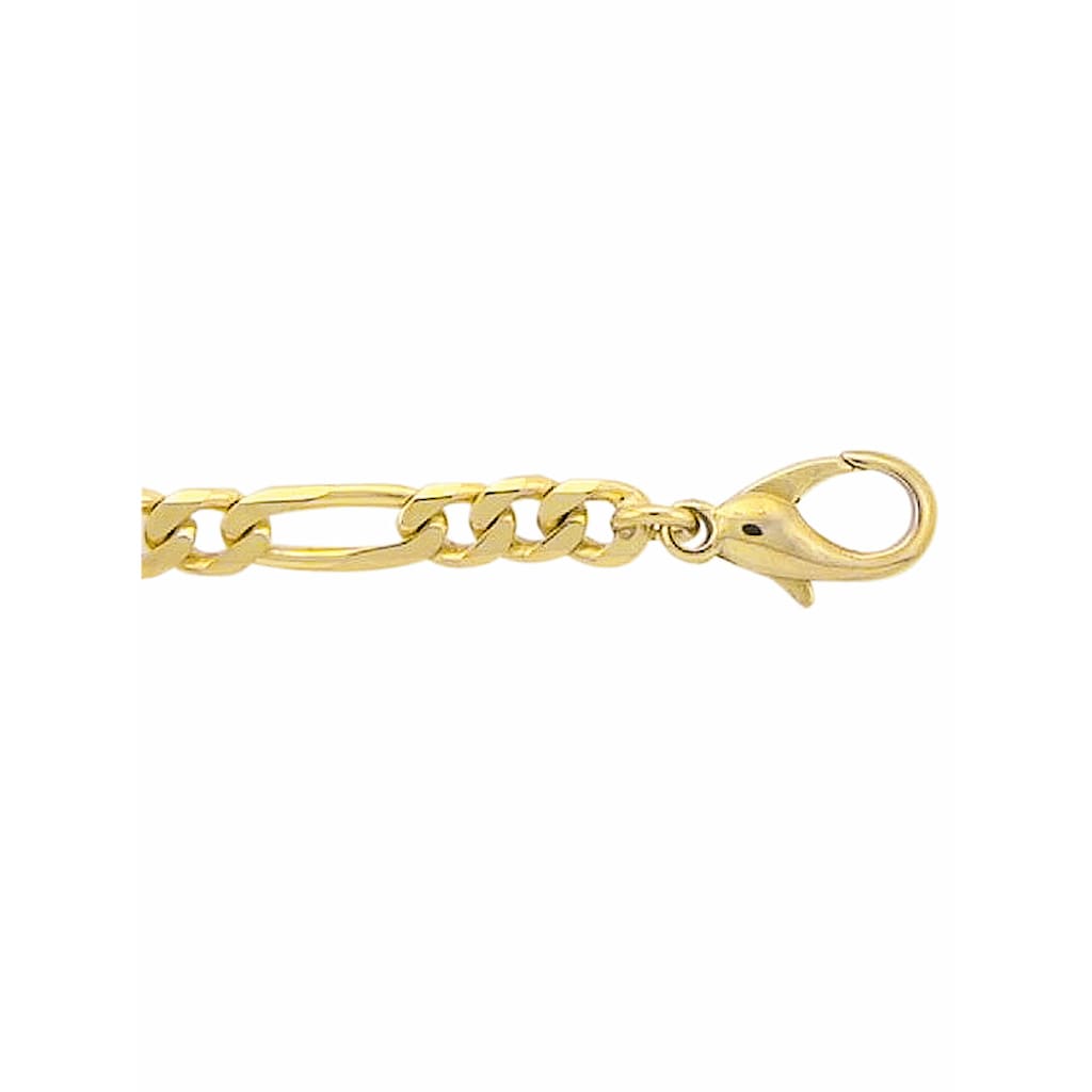 Adelia´s Goldarmband 333 Gold Figaro Armband 21 cm 21 cm 333 Gold Goldschmuck für Damen