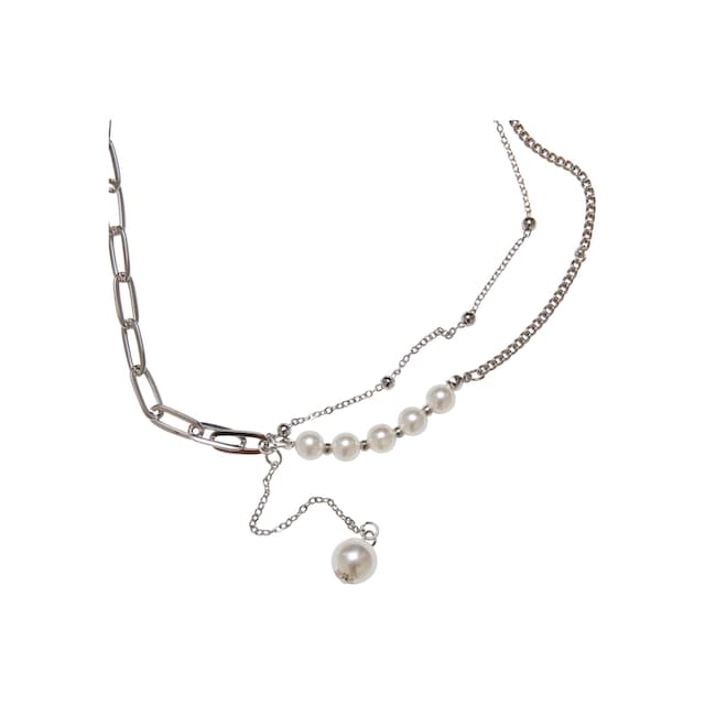 URBAN CLASSICS Schmuckset »Accessoires Jupiter Pearl Various Chain Necklace«,  (1 tlg.) online kaufen | I'm walking