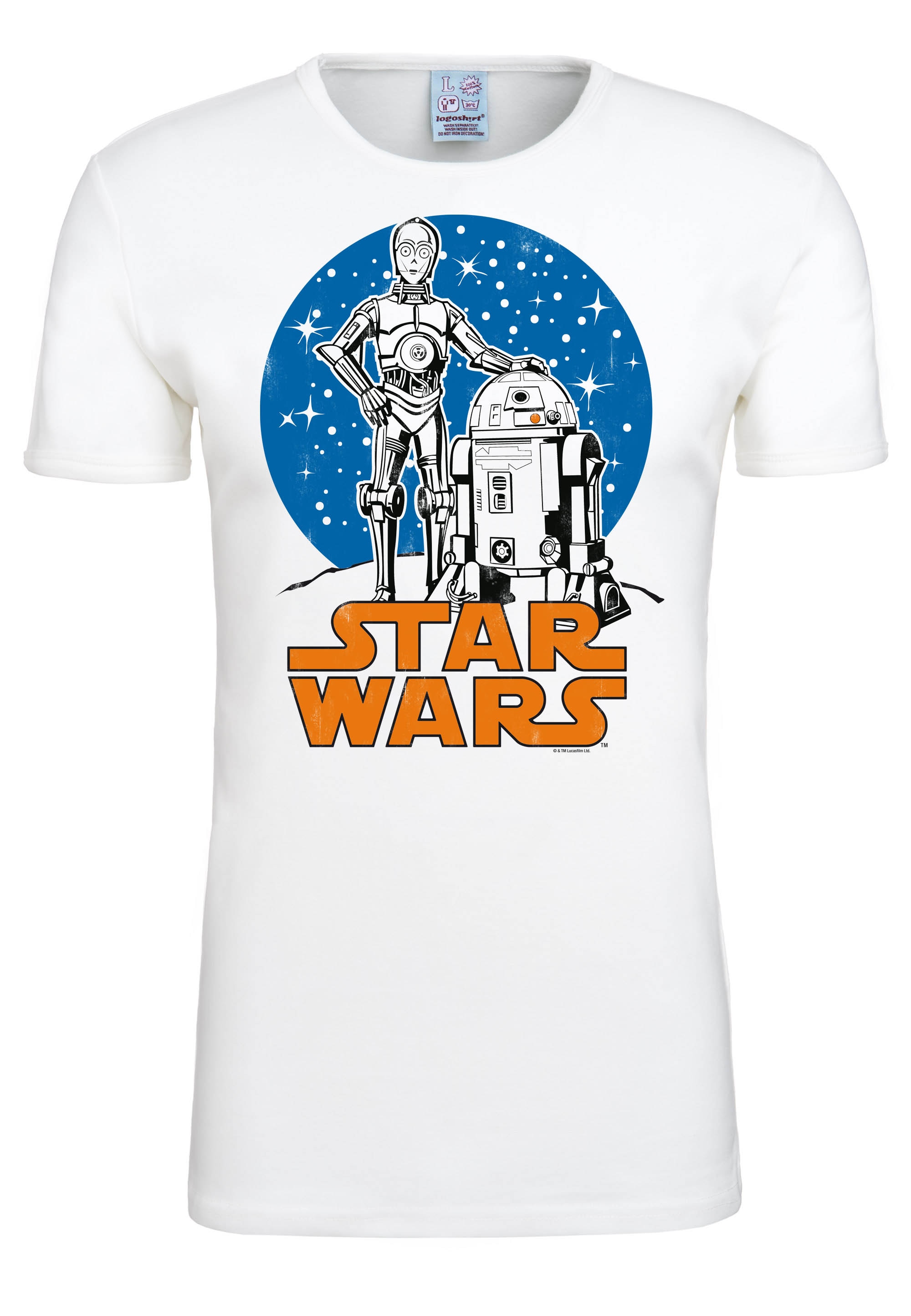 LOGOSHIRT T-Shirt »Droids«, mit lizenzierten Originaldesign kaufen | I'm  walking