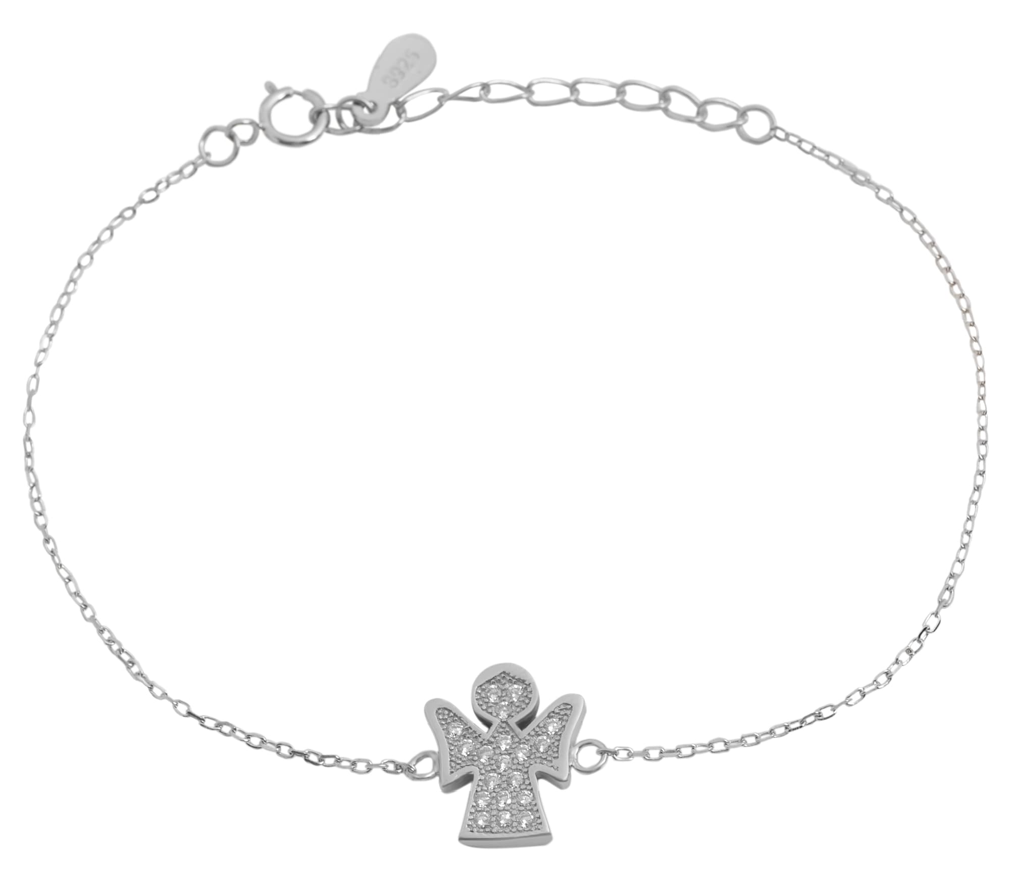 Adelia´s Armband »keine Engel aus 925 Silber mit Zirkonia 19 cm« kaufen |  I'm walking