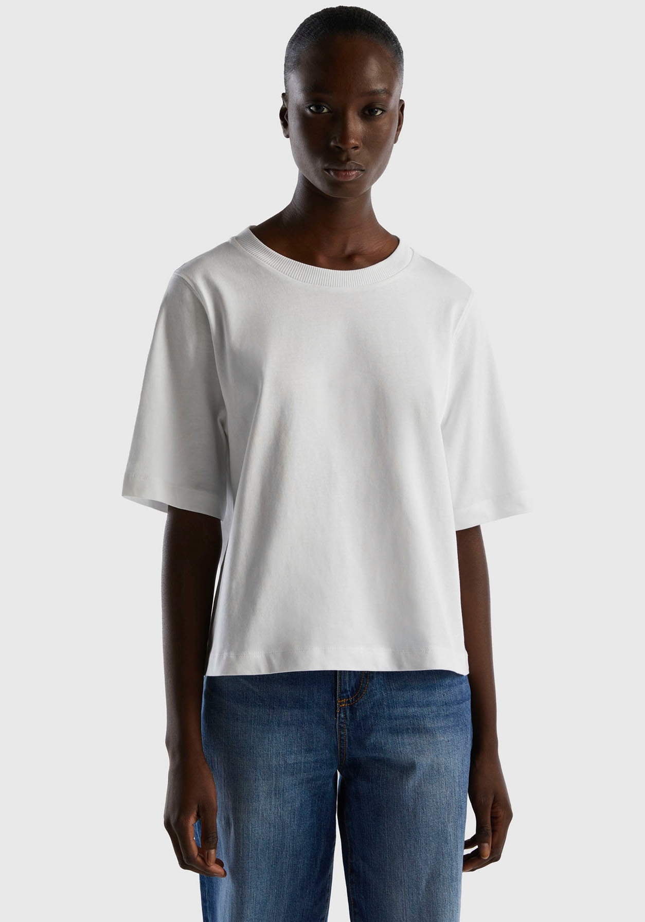 of im Basic Look walking bestellen United Colors T-Shirt, Benetton I\'m |