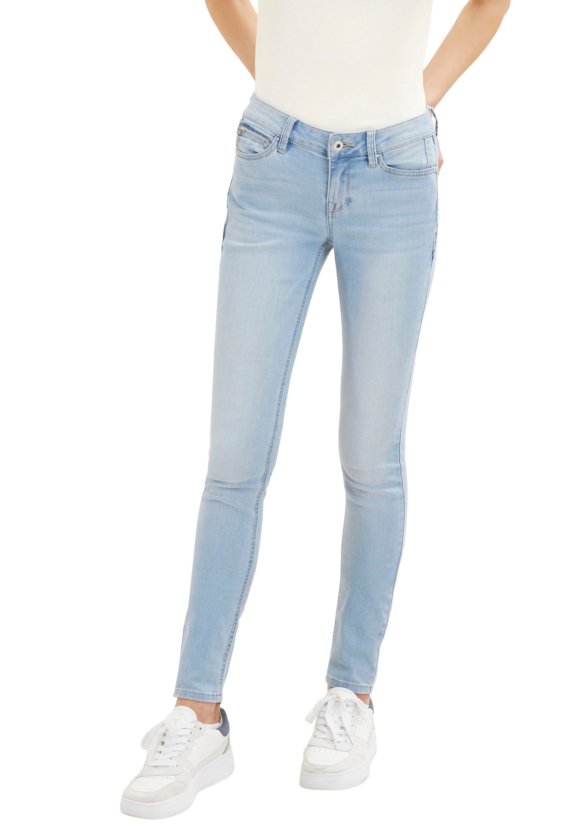 TOM TAILOR Denim Skinny-fit-Jeans Jona mit starker Waschung