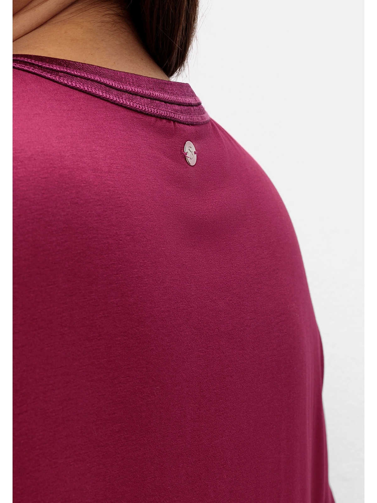 Sheego T-Shirt »Große Größen«, in kaufen Blende A-Linie mit dekorativer