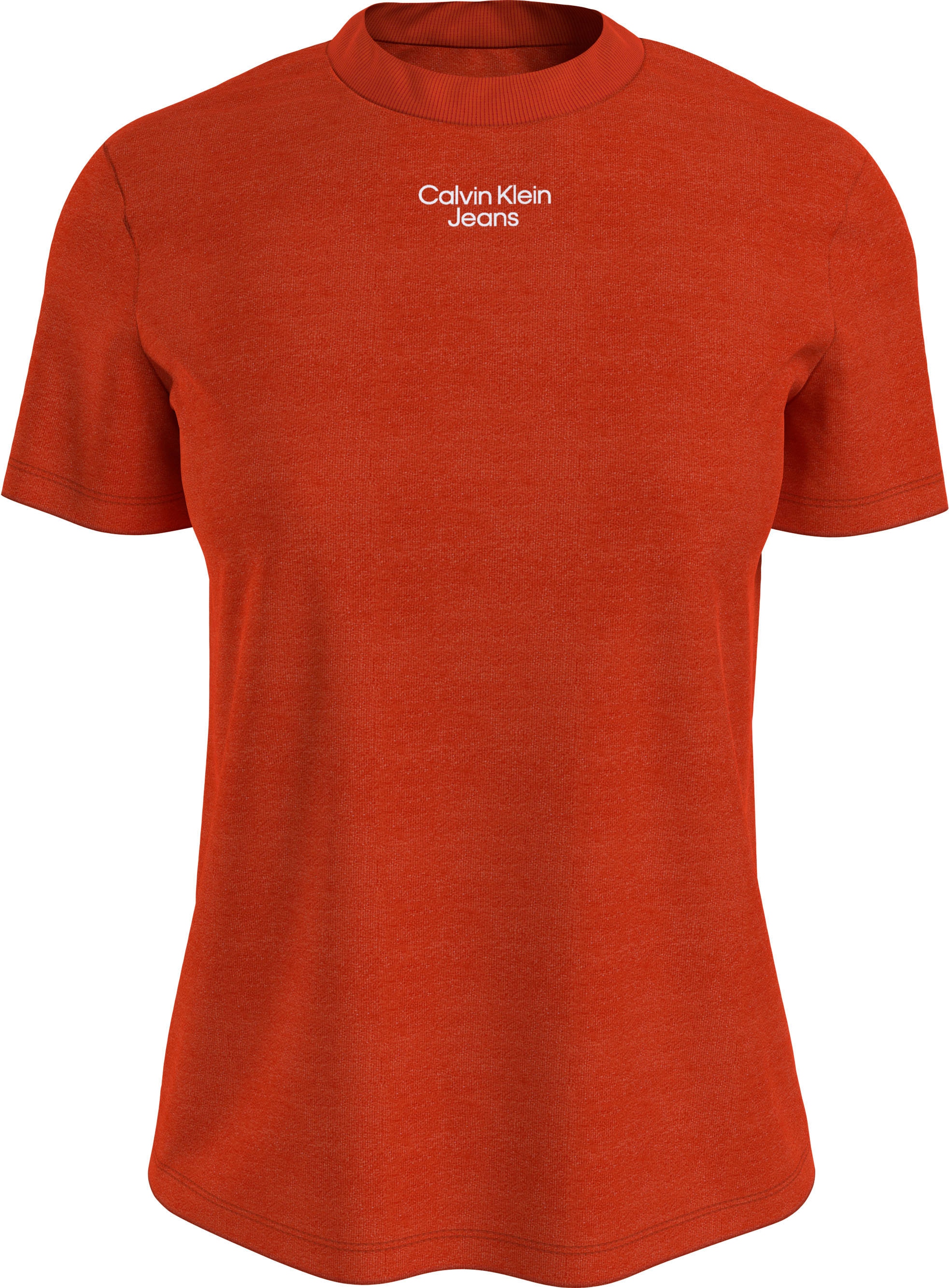 T-Shirt LOGO TEE«, STRAIGHT mit Calvin Klein Klein Logodruck Calvin Jeans dezentem Jeans online MODERN »STACKED