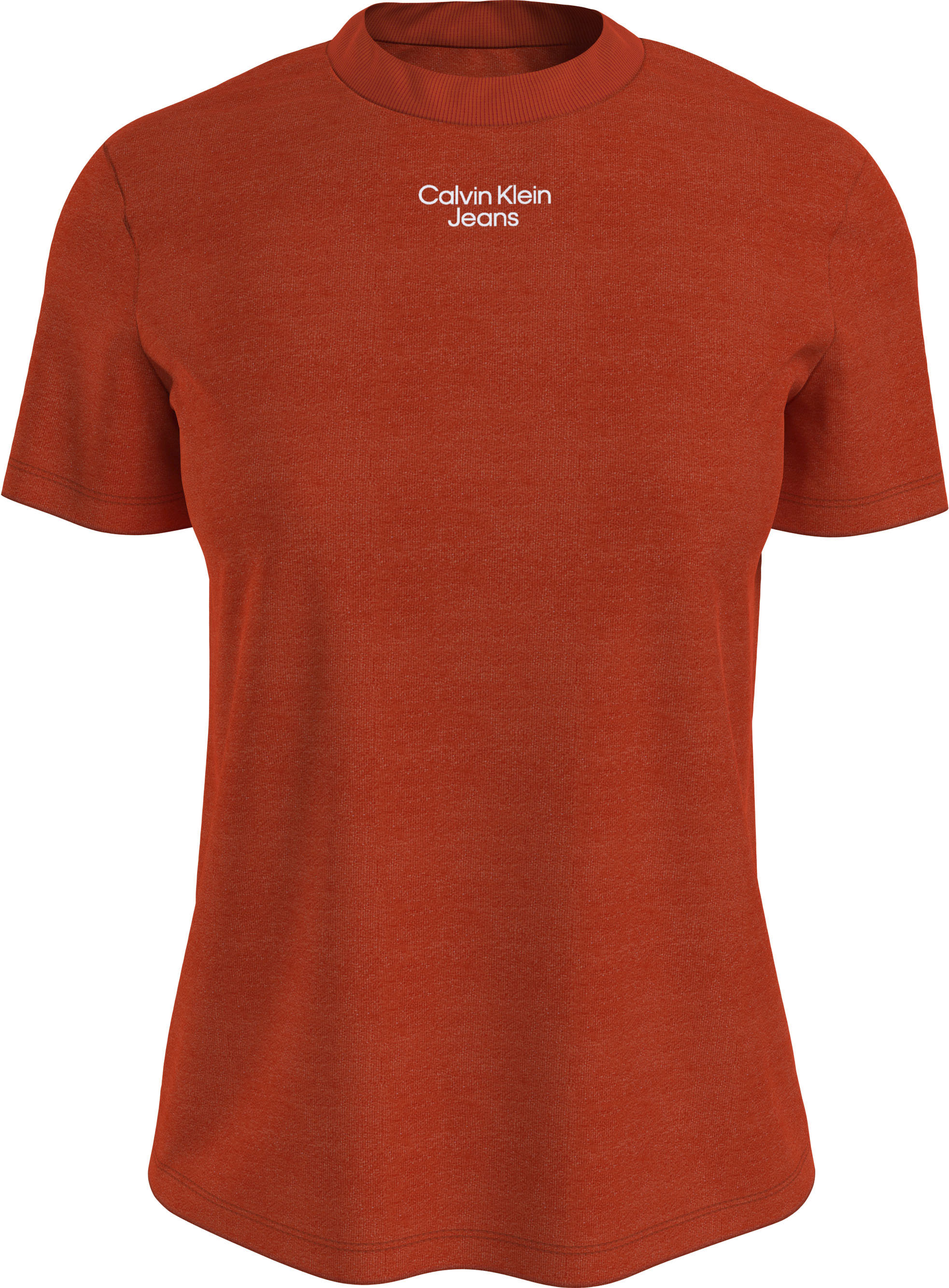 MODERN Calvin mit Calvin TEE«, Logodruck Klein online Jeans T-Shirt dezentem Jeans Klein »STACKED STRAIGHT LOGO