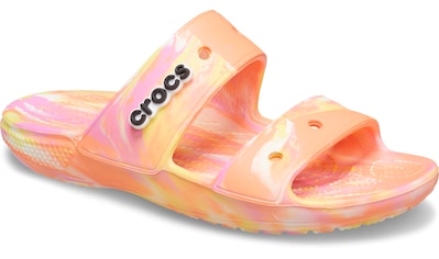 Crocs Pantolette »Classic Crocs Marbled Sandal«, mit Batikmuster kaufen
