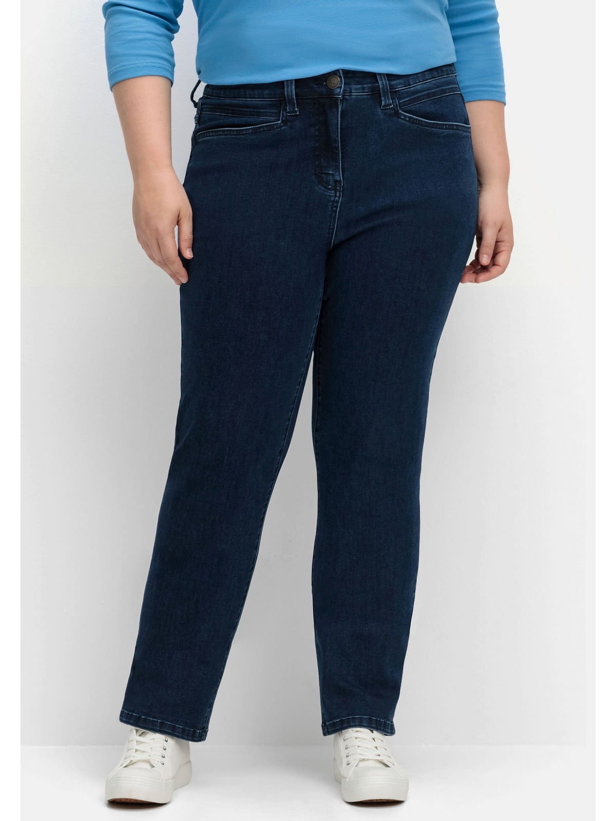 mit »Große Sheego | online I\'m REPREVE® walking Gerade Polyesterfasern Größen«, recycled Jeans