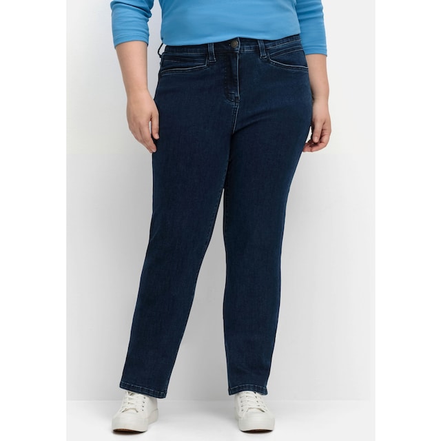 Sheego Gerade Jeans »Große Größen«, mit REPREVE® recycled Polyesterfasern  online | I'm walking