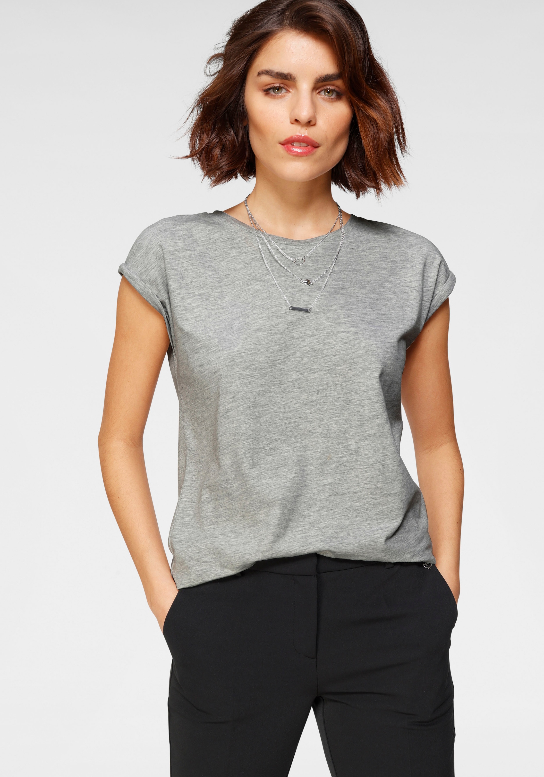 Tamaris T-Shirt, mit Rundhalsausschnitt - kaufen NEUE KOLLEKTION