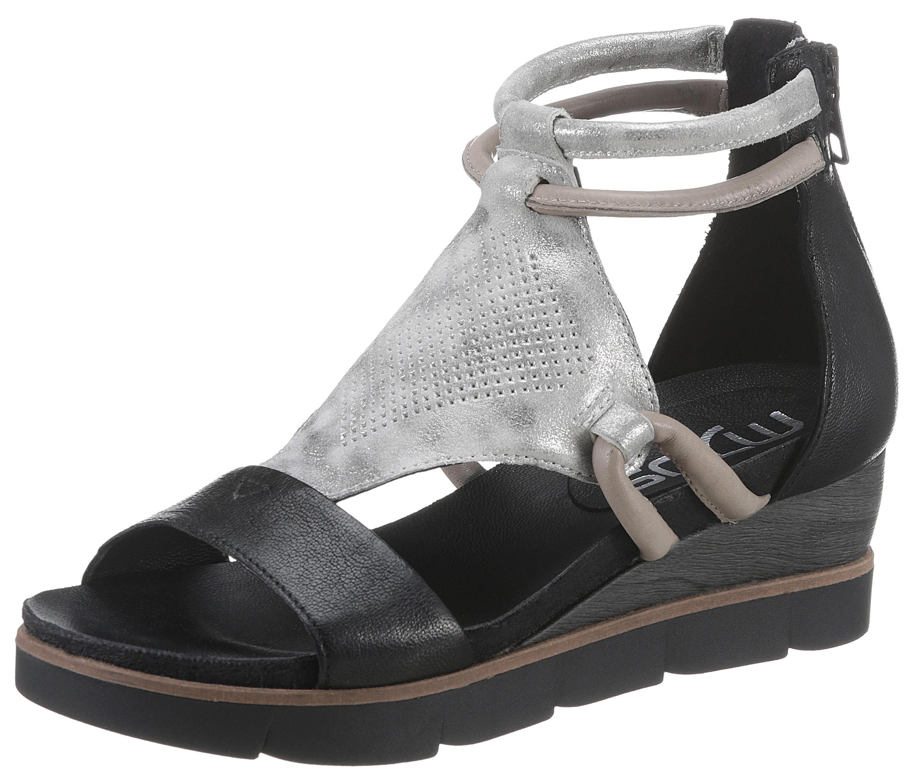 Sandalette »TAPASITA«, mit Metallic-Effekten