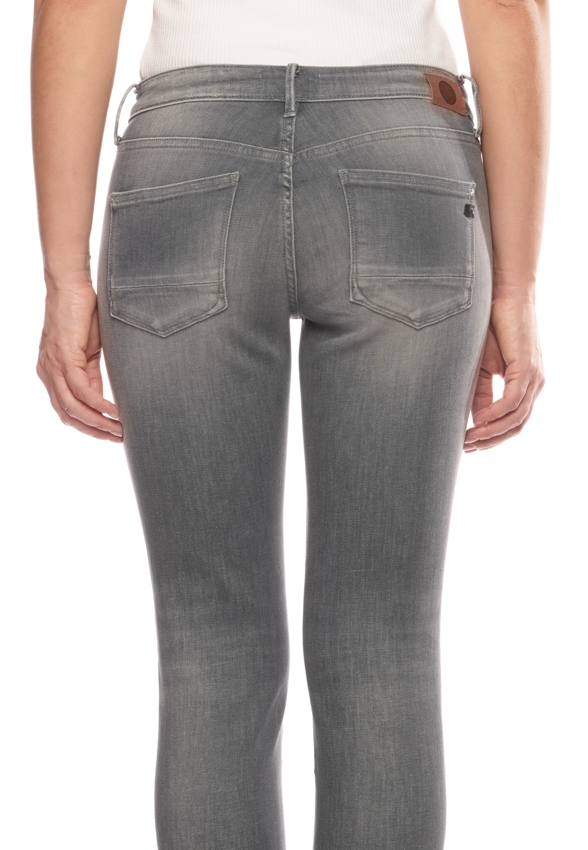 I\'m | walking trendigen Cerises Des Slim-fit-Jeans, mit Used-Details kaufen Temps Le online