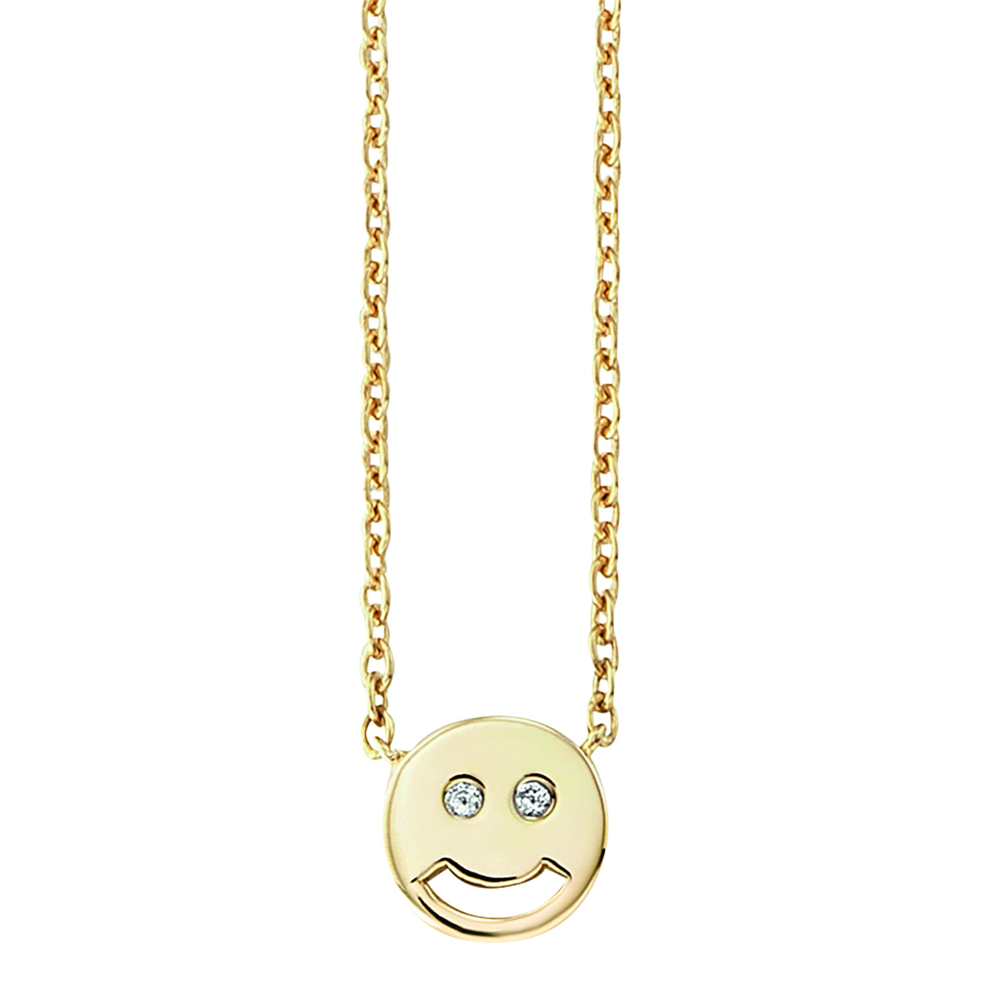 I\'m Smile« | Zirkonia Collierkettchen Silber CAÏ »925/- kaufen Sterling vergoldet walking