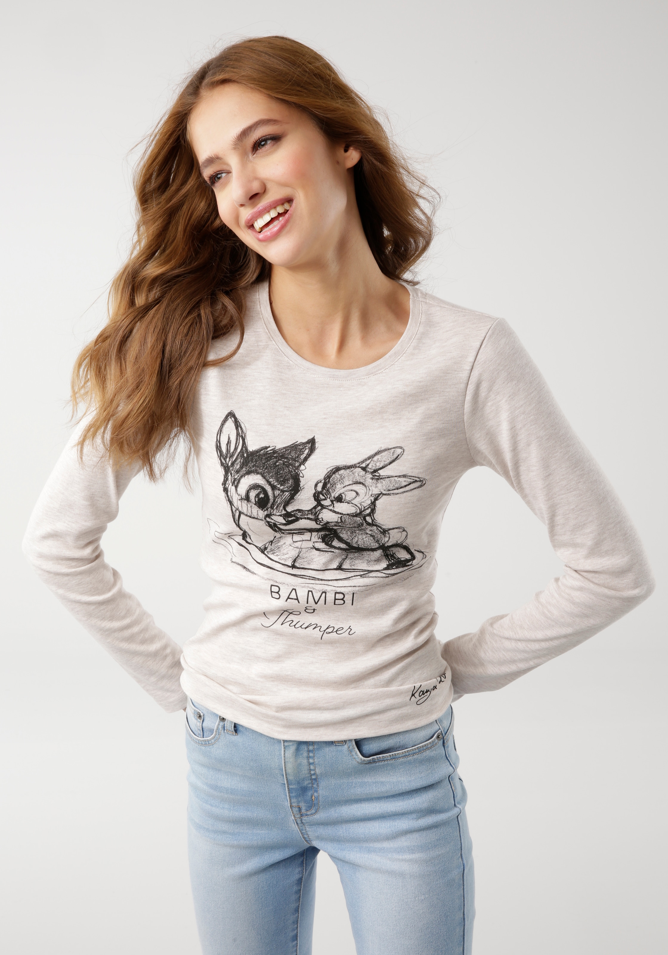 KangaROOS Langarmshirt »Bambi & Klopfer«, mit Motiv-Druck shoppen