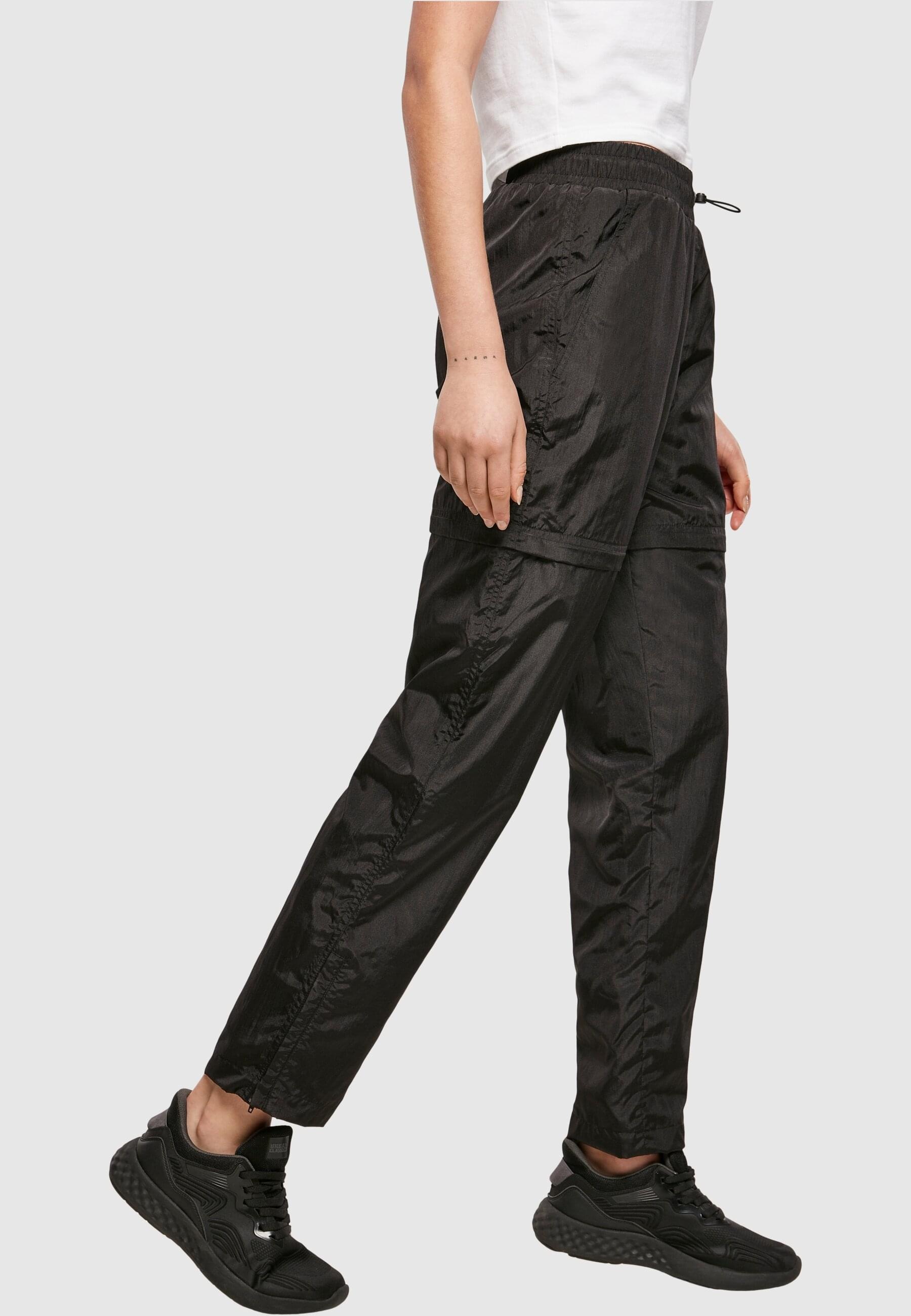 URBAN CLASSICS Jerseyhose »Damen Ladies Pants«, Nylon (1 tlg.) Zip Shiny Crinkle bestellen