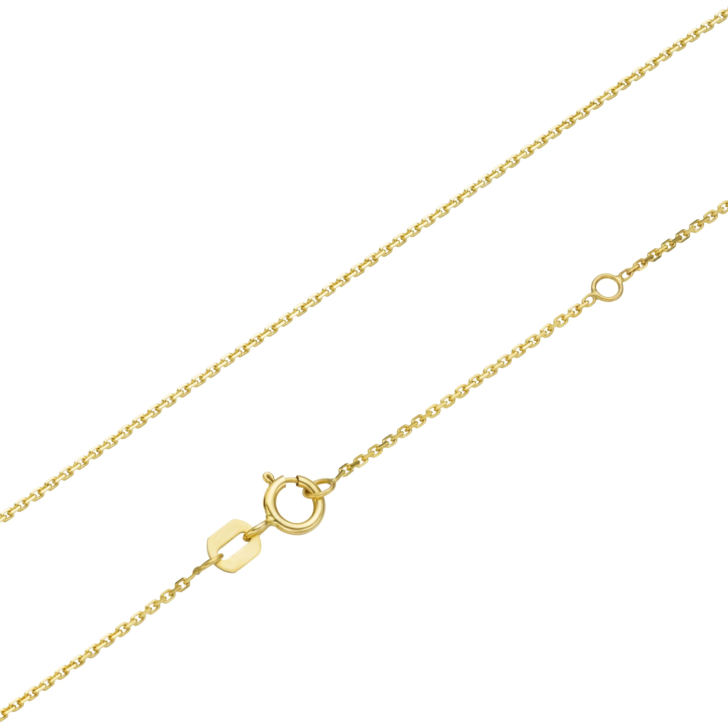 Luigi Merano Goldkette kaufen in »Anhänger Bicolor-Optik, walking mit Gold | 375« I\'m Zirkonia