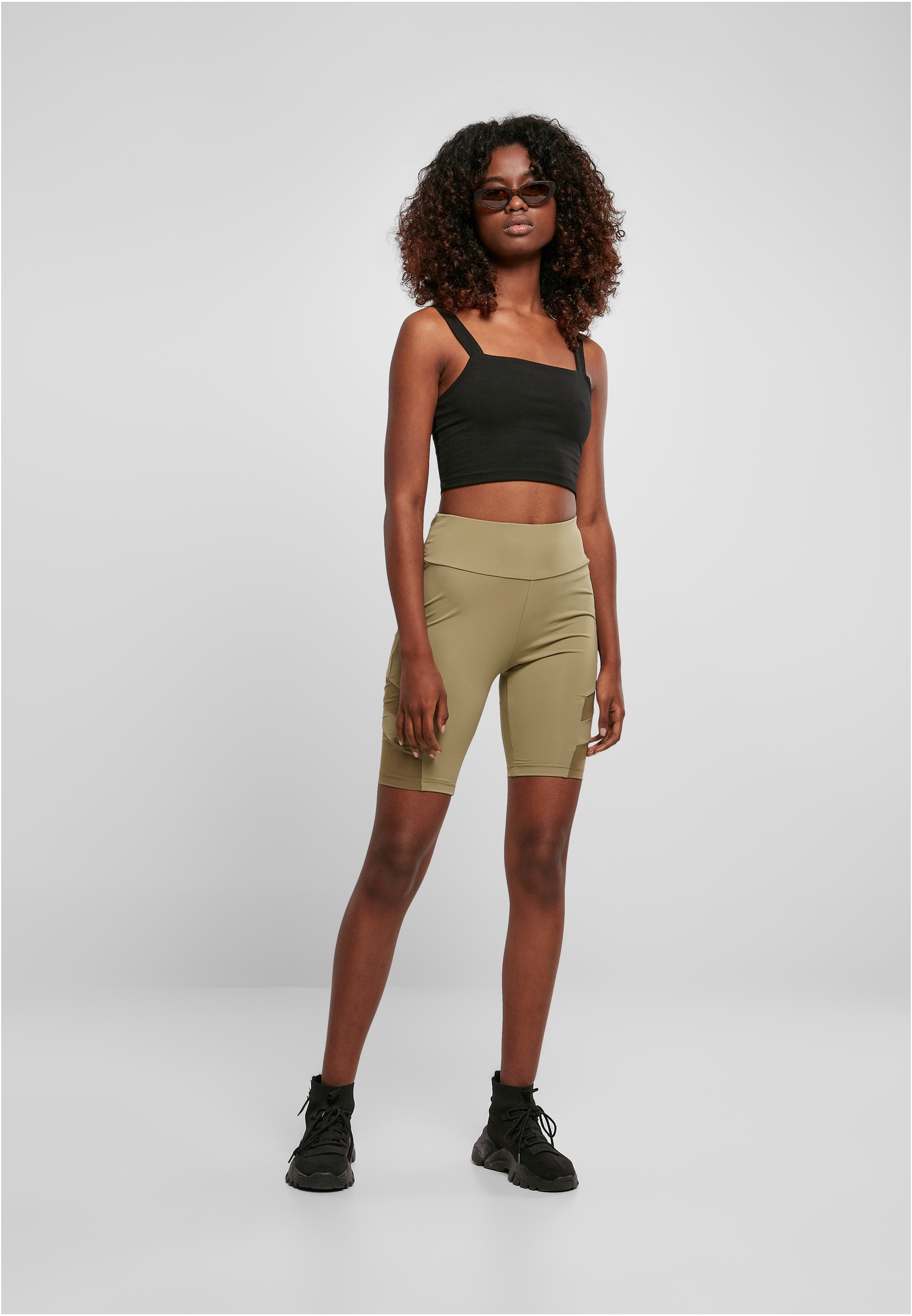 High I\'m URBAN »Damen | Ladies online Mesh (1 Cycle Tech tlg.) walking Shorts«, Stoffhose Waist CLASSICS kaufen