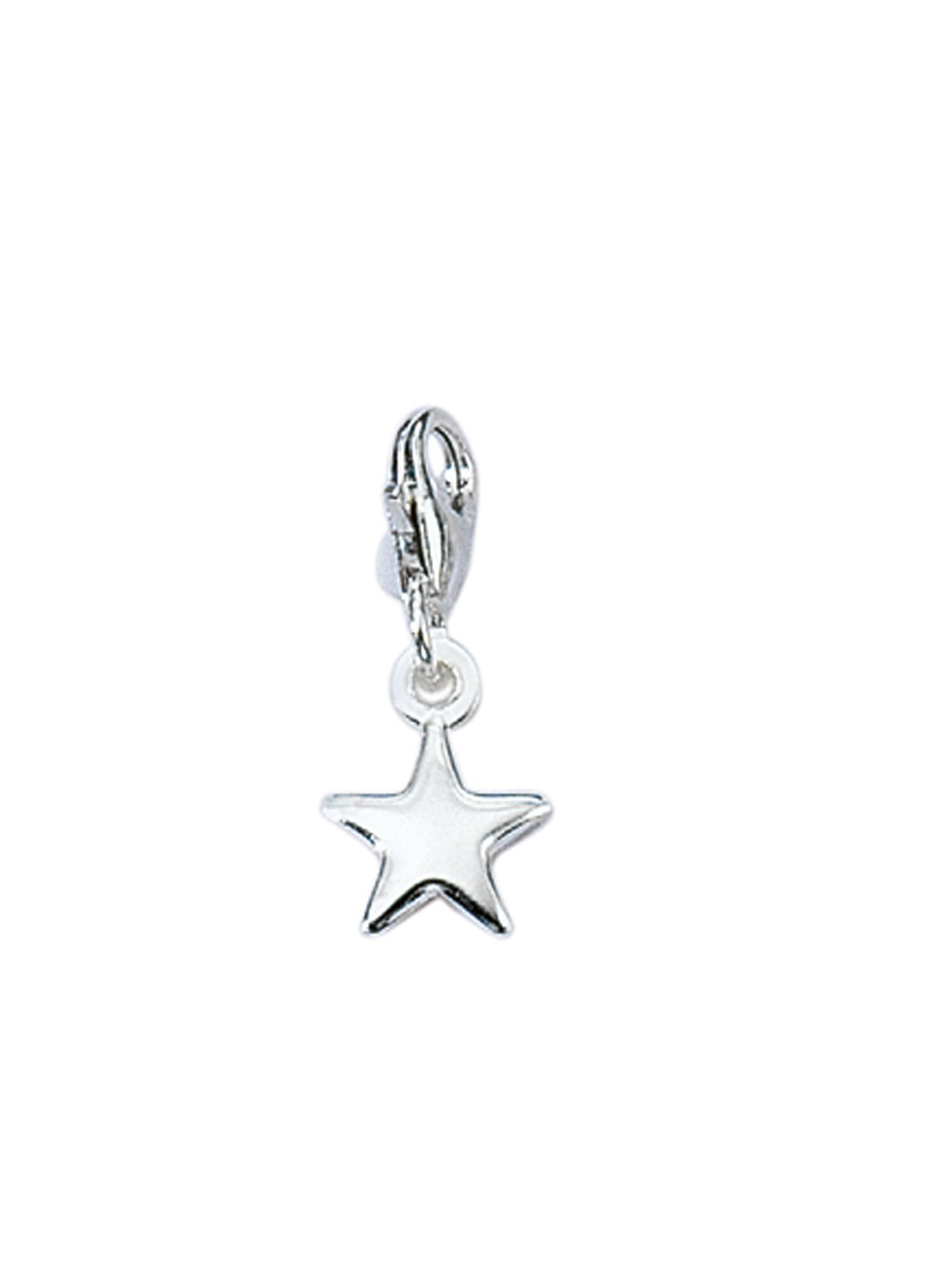 Anhänger Silberschmuck Stern für 925 Adelia´s Damen Charm-Einhänger Silber Charms