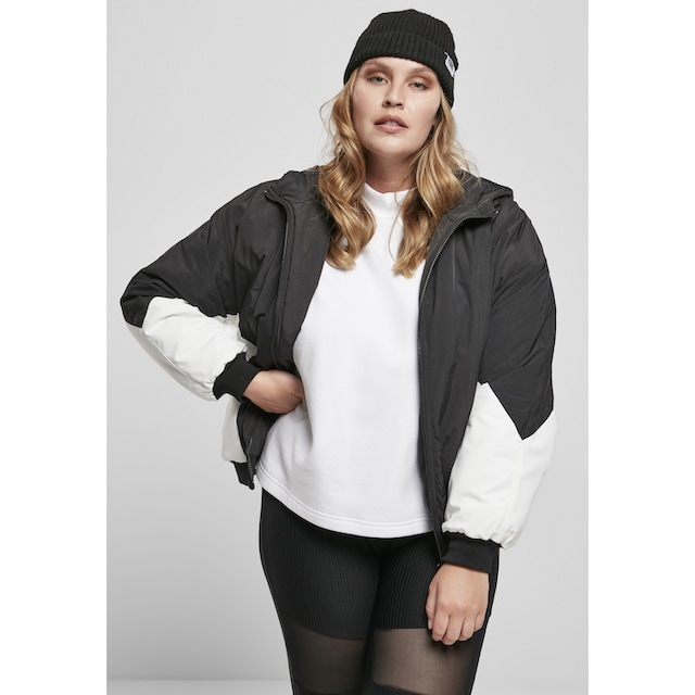 URBAN CLASSICS Outdoorjacke »Frauen Ladies Padded 2-Tone Batwing Jacket«, (1  St.), mit Kapuze online kaufen | I'm walking