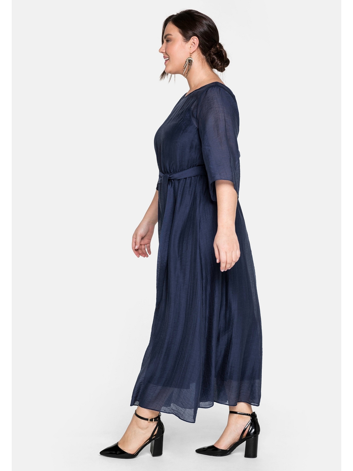 Offizieller Online-Shop Sheego Abendkleid »Große sehr mit Form kaufen Bindeband in weiter Größen«, lang