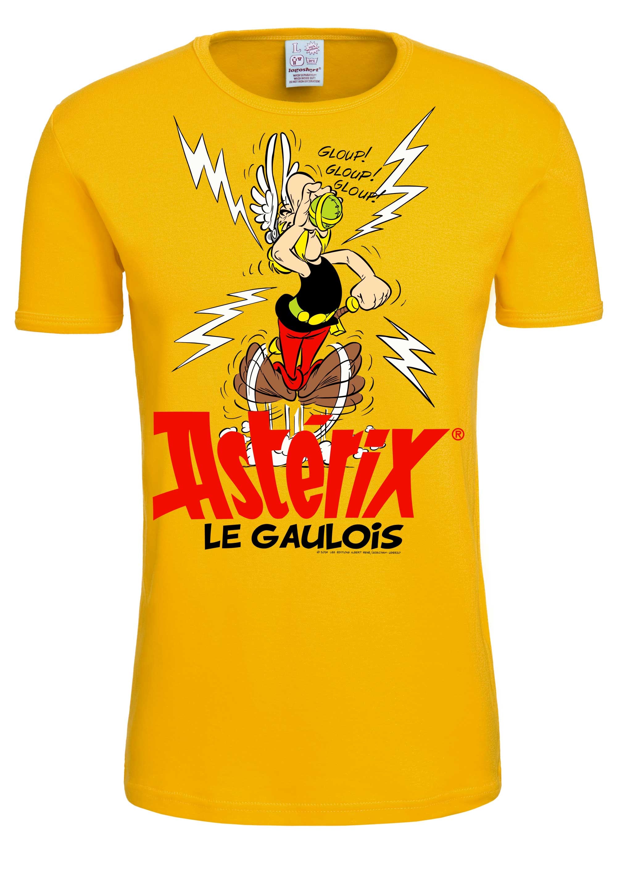 LOGOSHIRT T-Shirt walking »Asterix | bestellen I\'m der Gallier«, mit Originaldesign lizenziertem