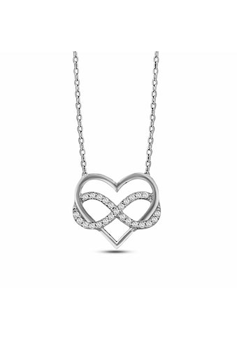 dKeniz Herzkette »925/- Sterling Silber Infinity Herzkette«, (Set, 1 tlg.) kaufen