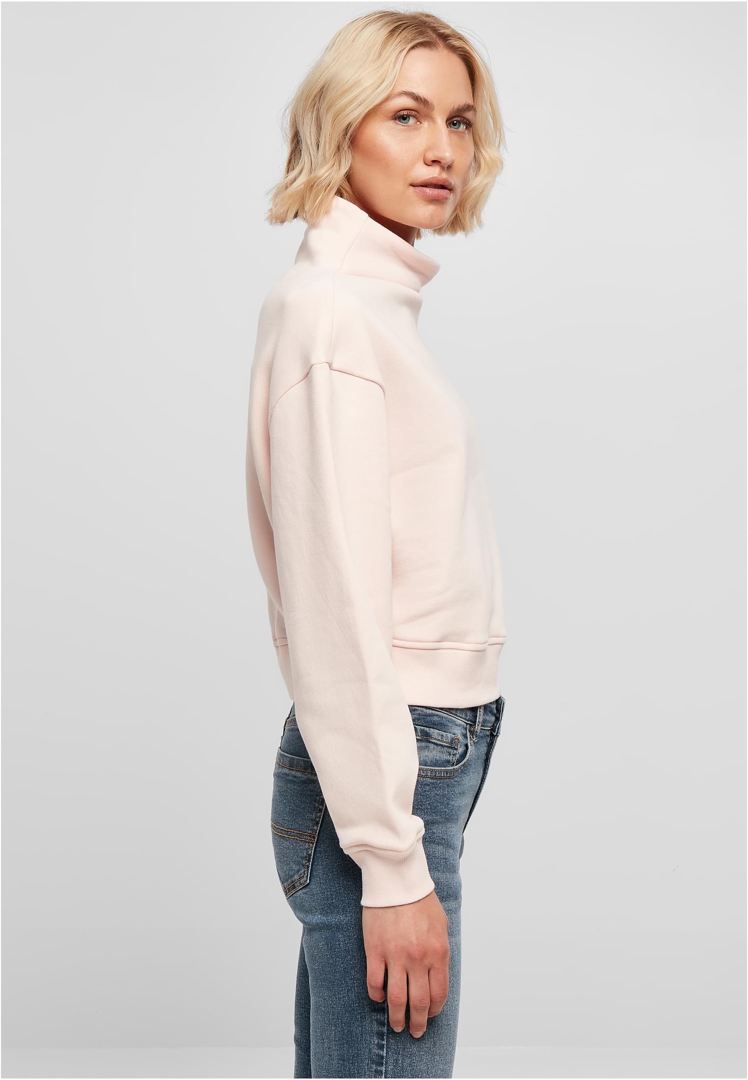 URBAN CLASSICS Sweater »Damen Crew«, High | Organic online Ladies (1 tlg.) Neck Short I\'m kaufen walking