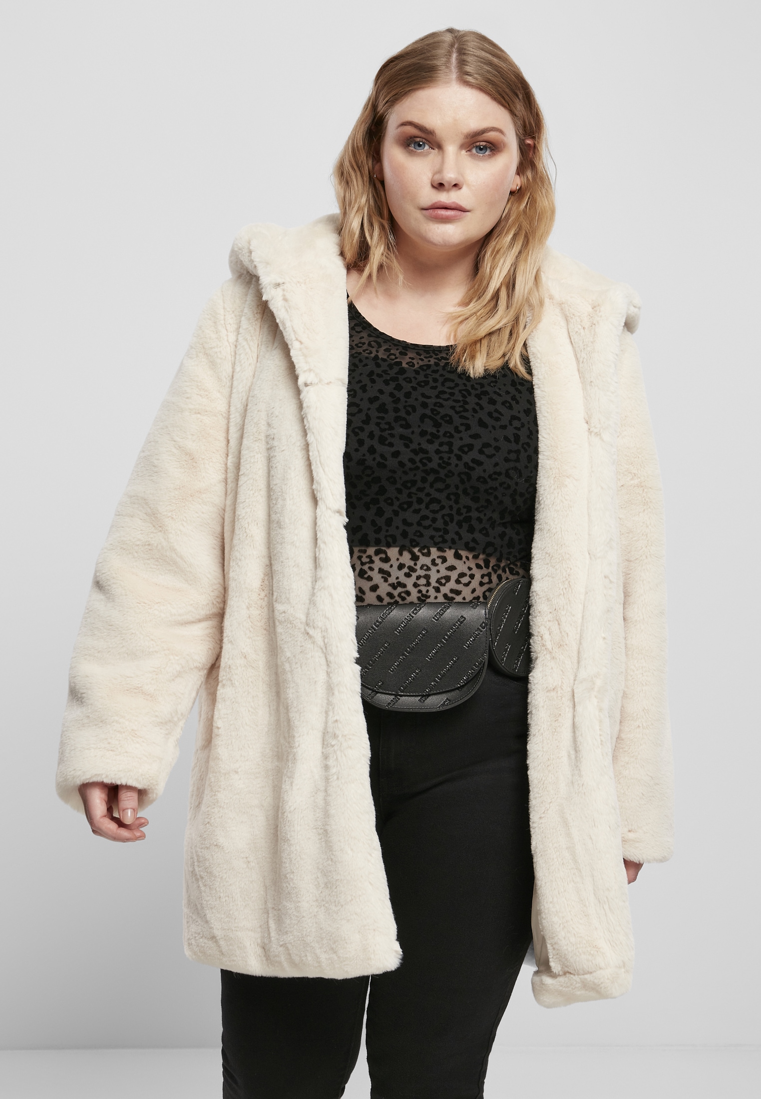 Ladies long clearance teddy coat