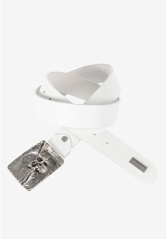 Cipo & Baxx Ledergürtel, mit stylischem Totenkopfmotiv kaufen
