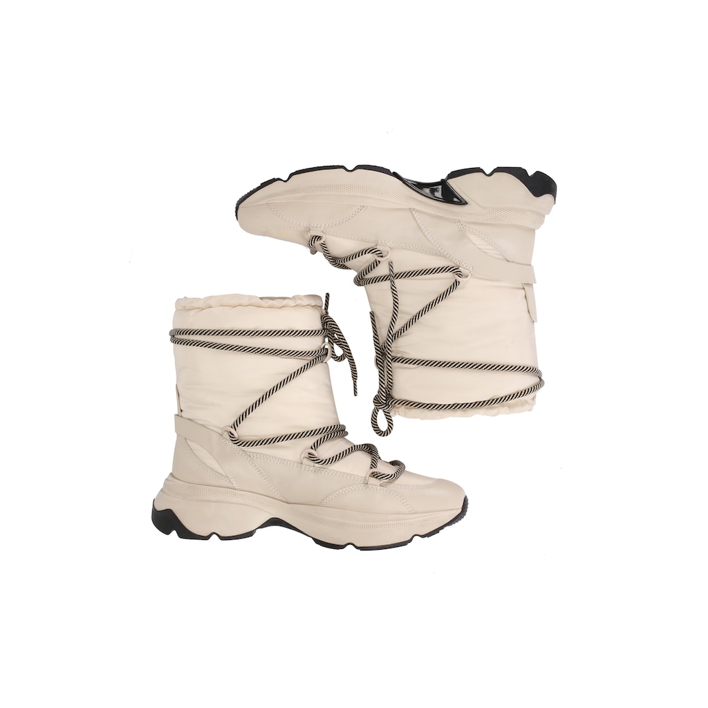 ekonika Stiefel mit auffälligem Schnür-Element PB8341