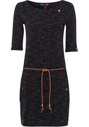 Ragwear Jerseykleid »TANYA SLUB«, (2 tlg., mit abnehmbarem Gürtel), mit effektvoller... kaufen