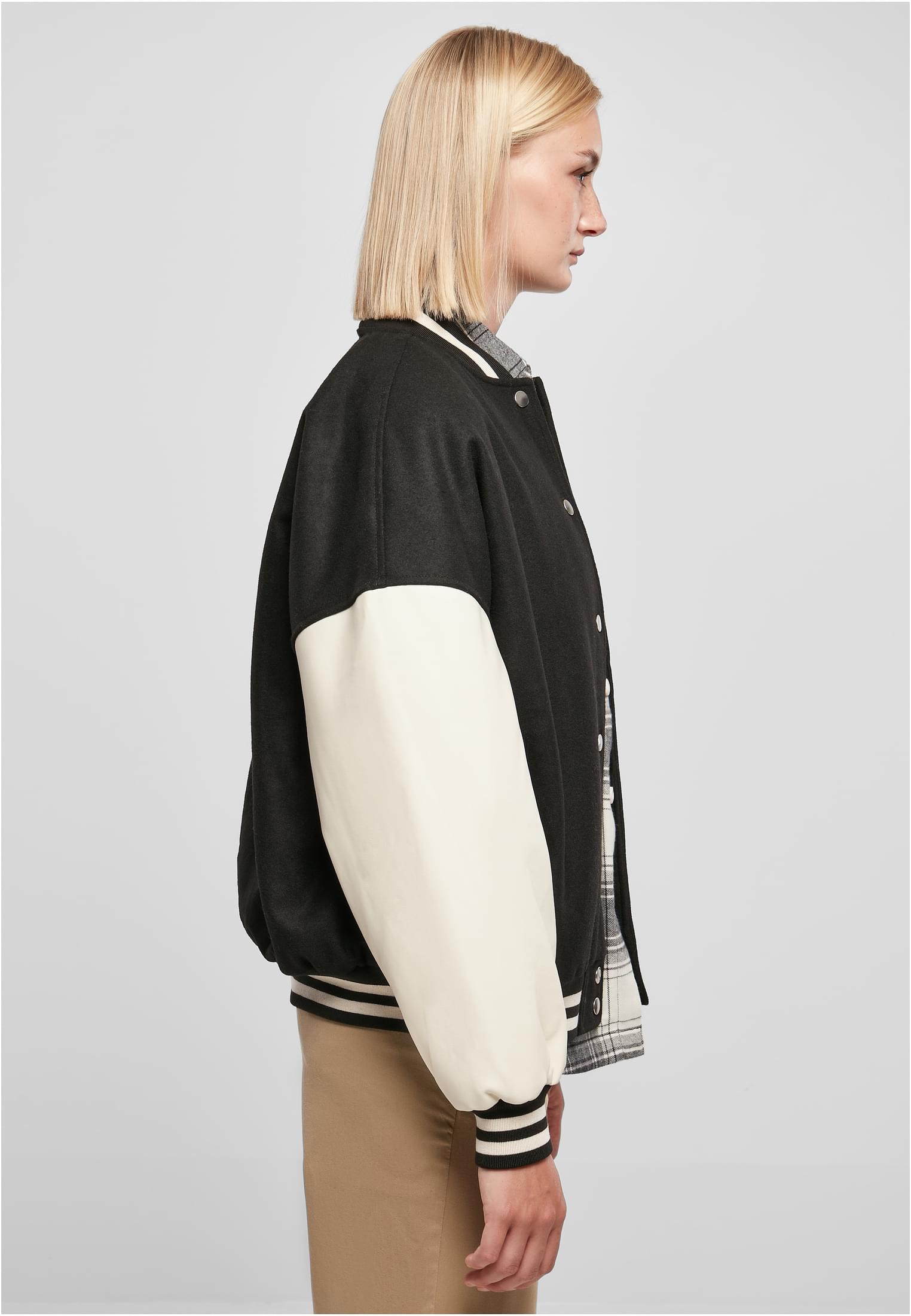 URBAN CLASSICS Collegejacke »Damen 1 U ( St.), ohne Ladies College kaufen Big Kapuze Jacket«, Oversized